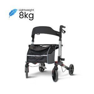 Double Folding Rollator Walker