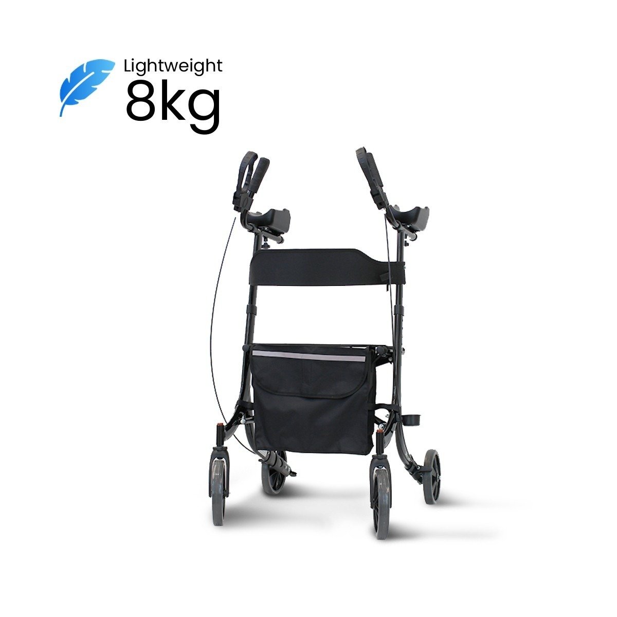Lightweight Upright Rollator/Walker