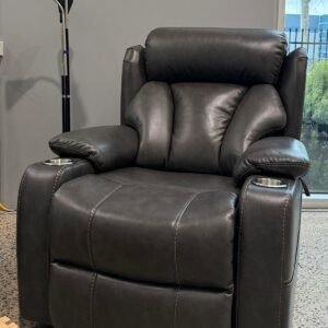 Adjustable Headrest And Lumbar Support Recliner