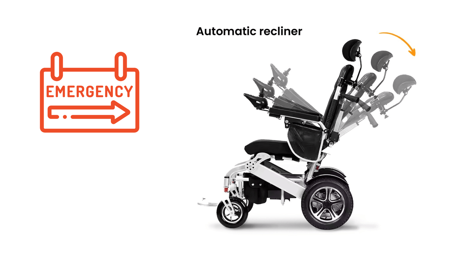 Fully Automatic Reclining Power Wheelchair